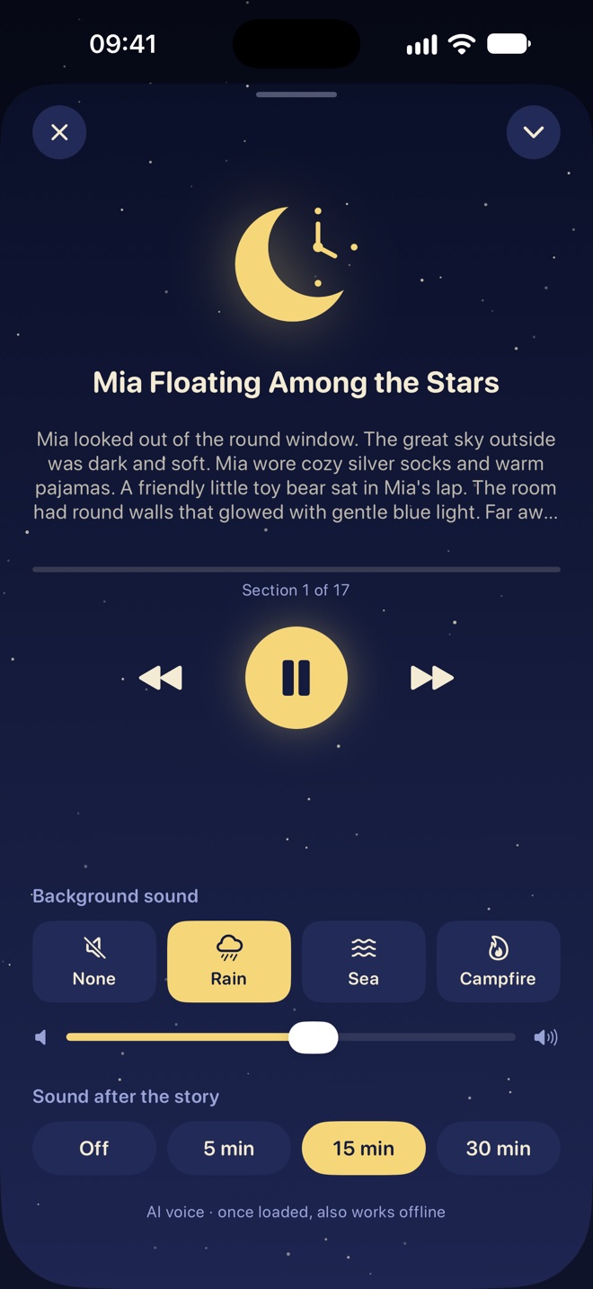 Listening with a background sound
